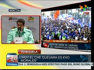El Che Guevara es el pueblo de Bolivia: Nicolás Maduro