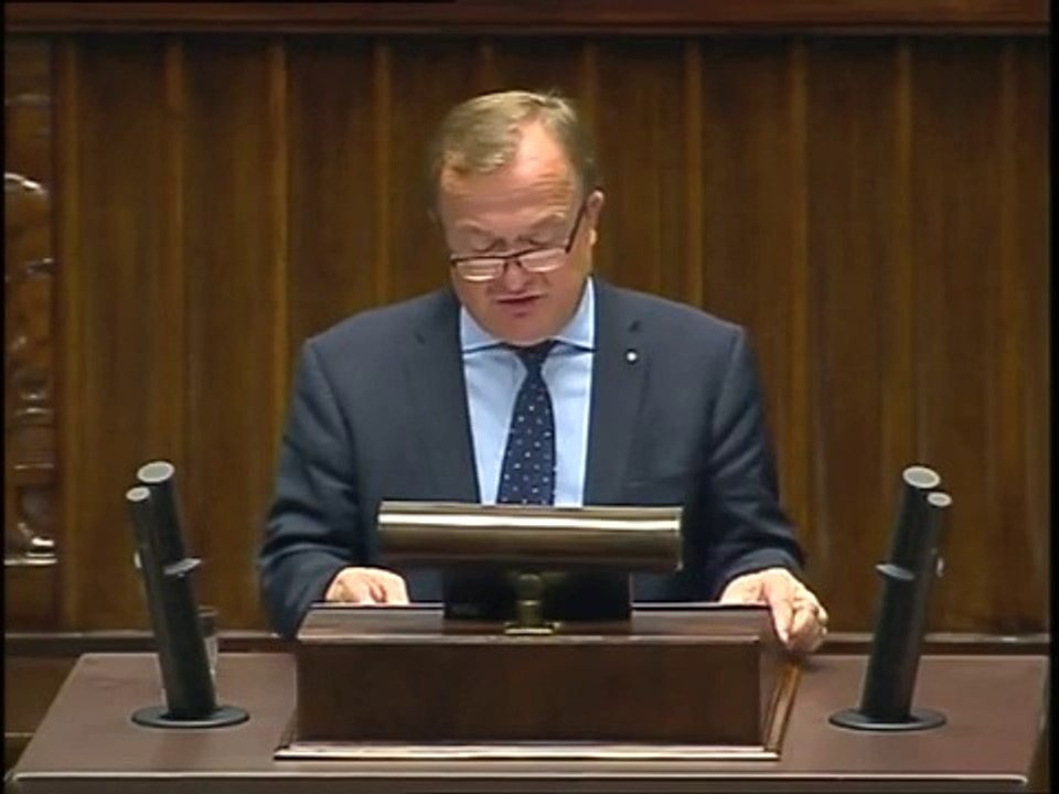 Poseł Jan Łopata - Wystąpienie z dnia 08 pa�dziernika 2014 roku.