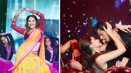SRK Performs With Deepika And Madhuri In London