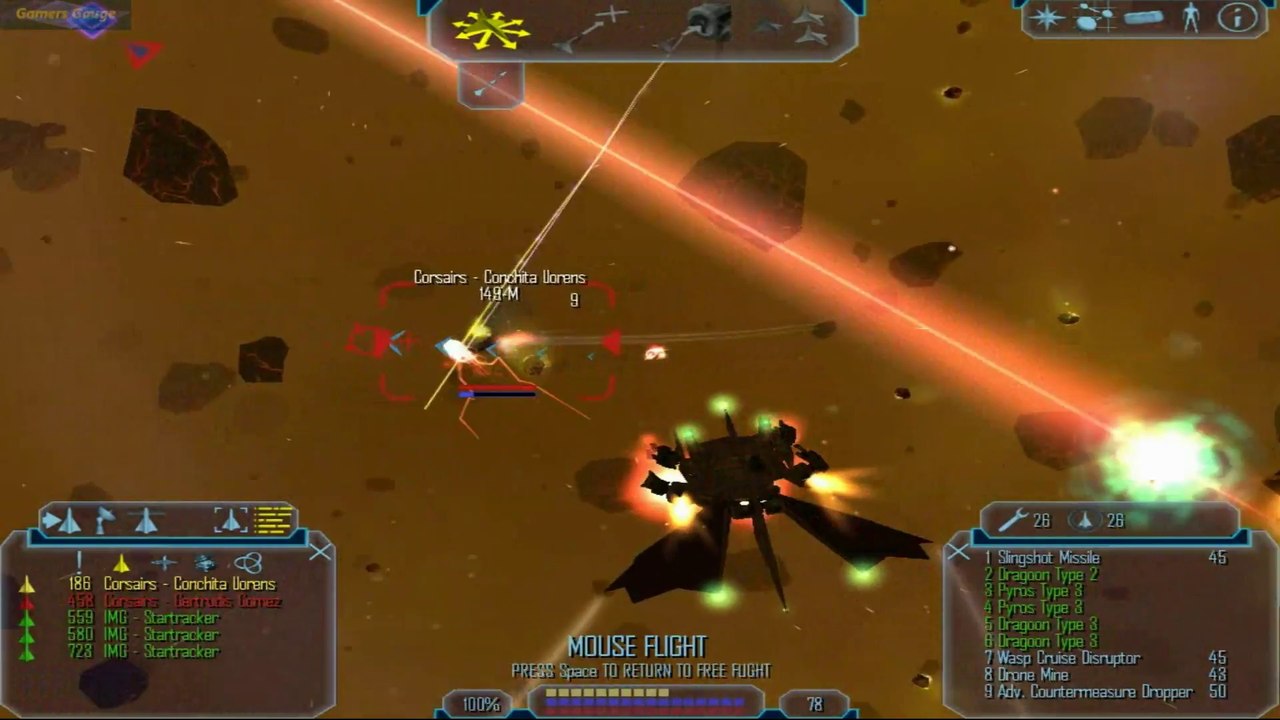 Freelancer - R22-219-248 Furbal Montage vol.4 b4 story missions (6 dogfights & others)