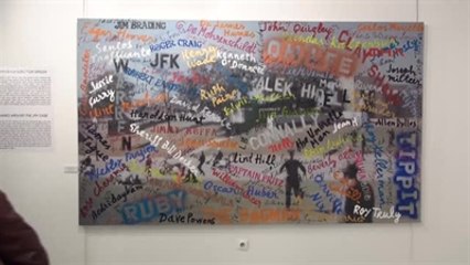 Ressam Bedri Baykam'ın Kennedy Cinayetinin Şifreleri Sergide