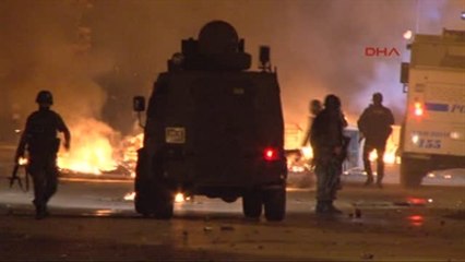 Muş'ta Gösteriler Sabaha Kadar Devam Etti