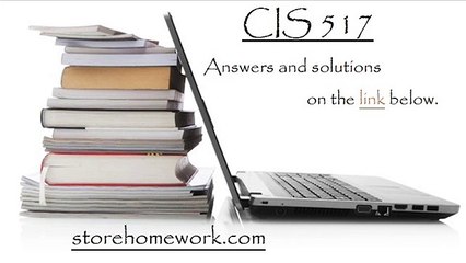 CIS 517 Week 3 Case Study 1 Green Computing Research Project Par