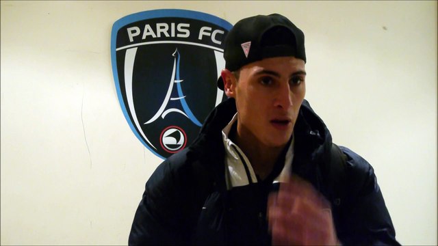 Réaction de Mehdi Jean après le match Paris FC - USL Dunkerque (2-1)