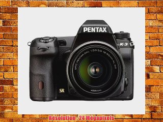 Pentax K-3 Appareil photo num?rique Reflex 24 Mpix Kit Objectif 18-55mm Noir