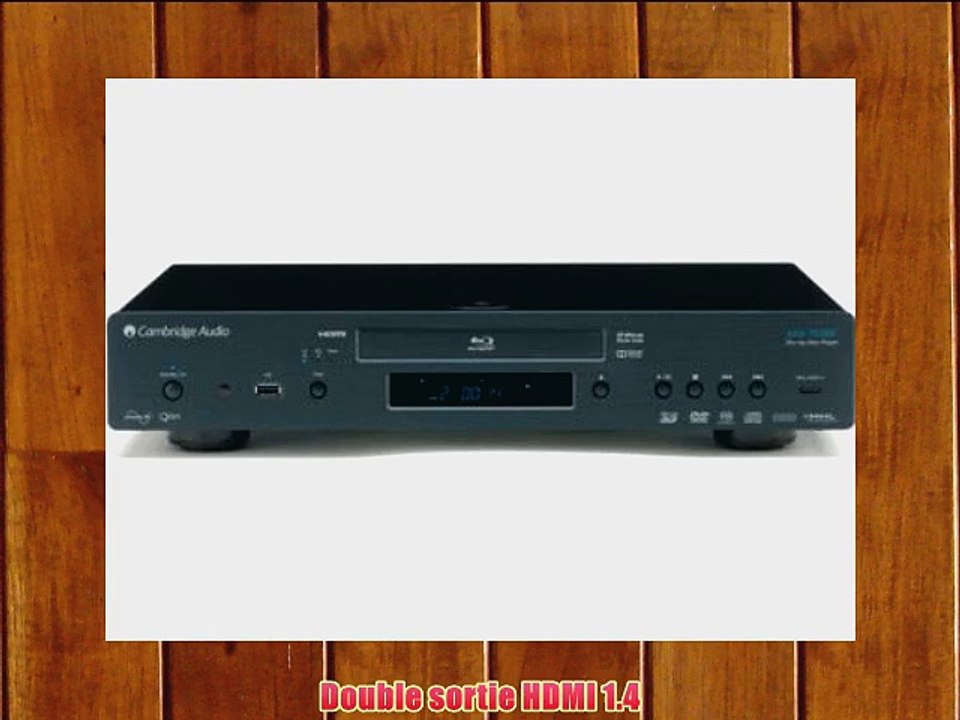 Cambridge Audio C-752BD Lecteur Blu-ray 3D HDMI Noir