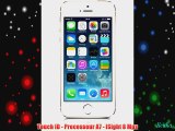 Apple iPhone 5s Smartphone d?bloqu? 4G (Ecran : 4 pouces - 16 Go - iOS 7) Argent