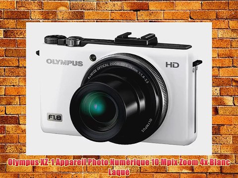 Olympus XZ-1 Appareil Photo Num?rique 10 Mpix Zoom 4x Blanc Laqu?