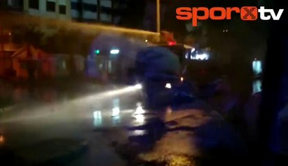 Göztepe taraftarından 'polis şiddeti' tepkisi