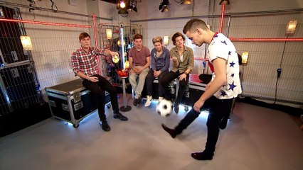 Liam Payne Football Challenge