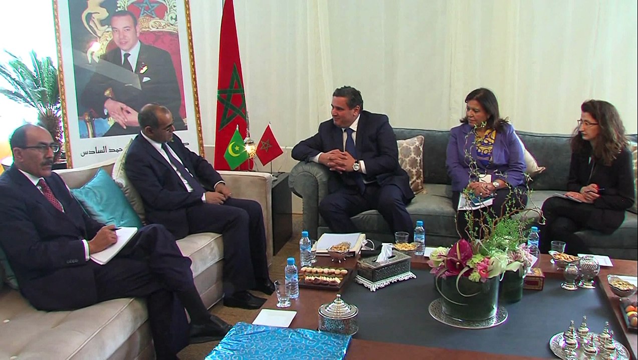 السيد عزيز أخنوش يتباحث بأكادير مع وزير الصيد و الاقتصاد البحري الموريتاني