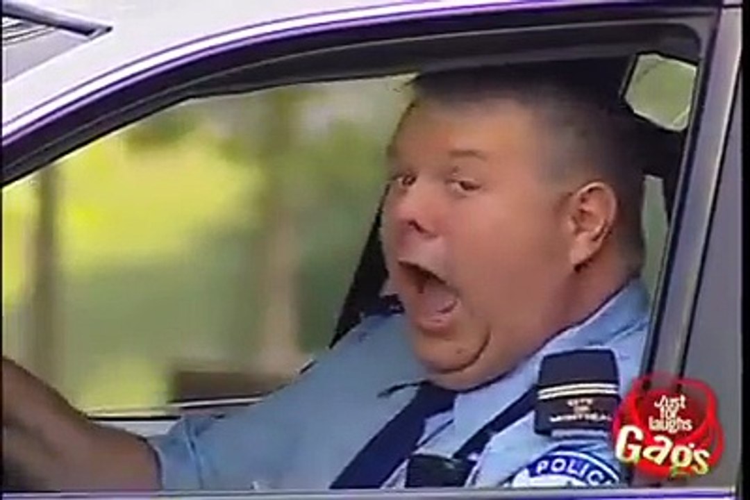 Funny police officer