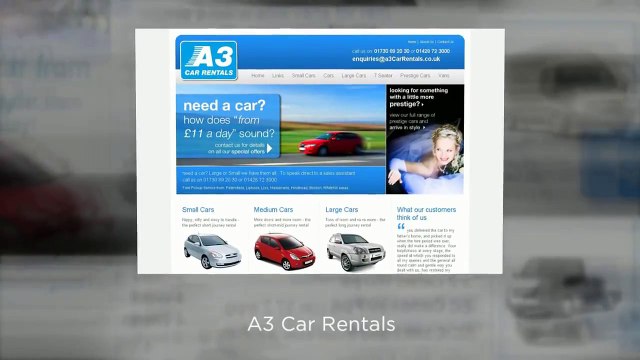 Van Hire Liss - A3 Car Rentals