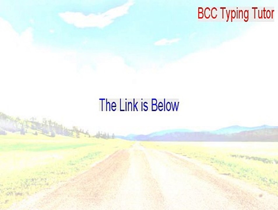 BCC Typing Tutor Full Download [Download Now]