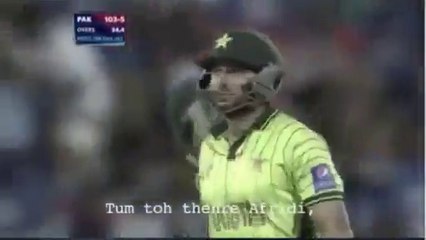 Song for Shahid Afridi By Star Sports for his Bad Performance in World Cup Match against India