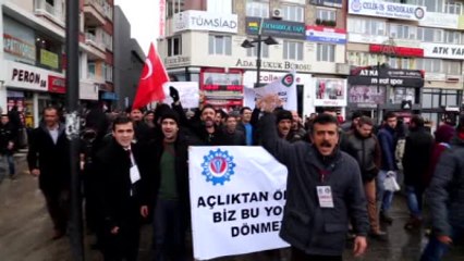 Sivas Demir Çelik Fabrikası İşçilerinin Maaş Eylemi