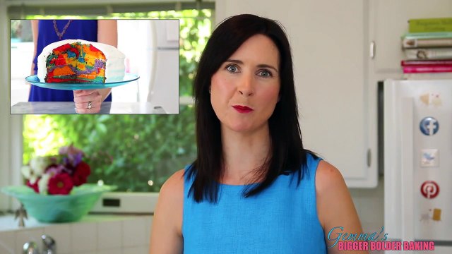 How to Make a DOUBLE RAINBOW CAKE! Gemma's Bigger Bolder Baking Ep 57 (FIRST BIRTHDAY EPISODE)