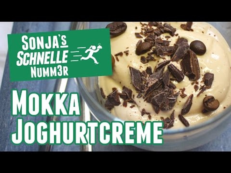 Mokka-Joghurtcreme - Rezept (Sonja's Schnelle Nummer #27)
