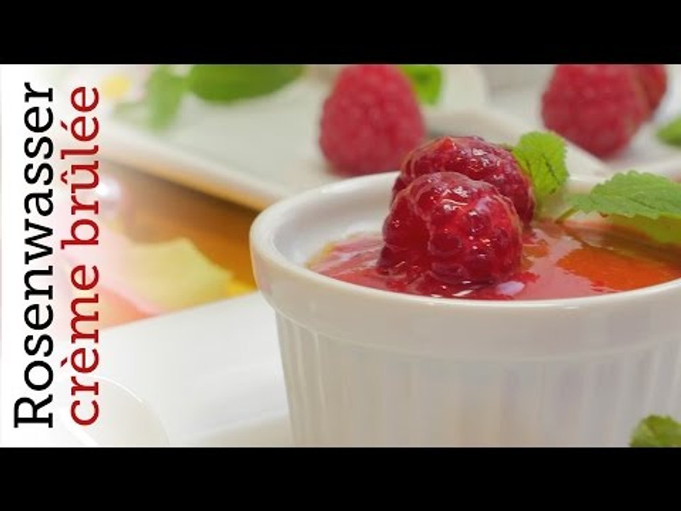 Rezept - Rosen-Crème-brûlée (Red Kitchen - Folge 287)