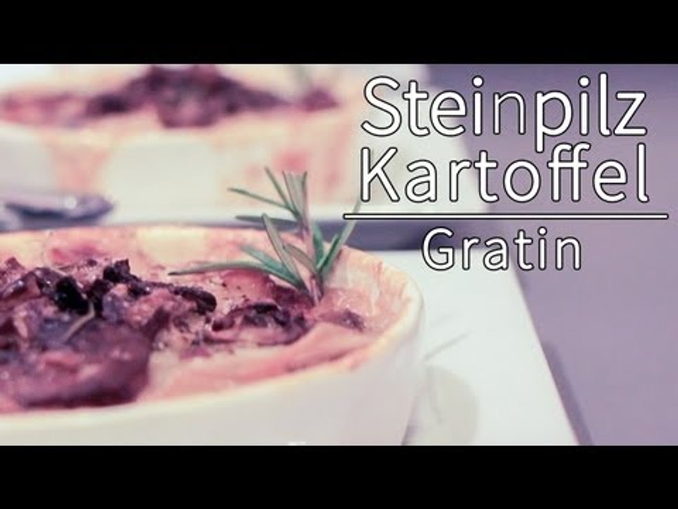 Rezept - Steinpilz-Kartoffelgratin (Red Kitchen - Folge 198)