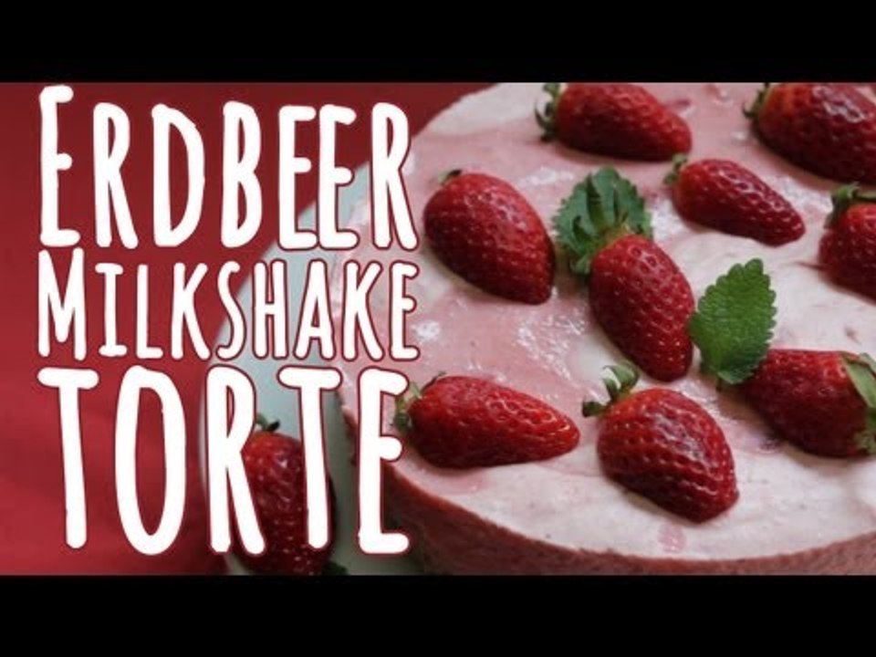 Rezept - Erdbeer-Milkshake-Torte (Red Kitchen - Folge 230)