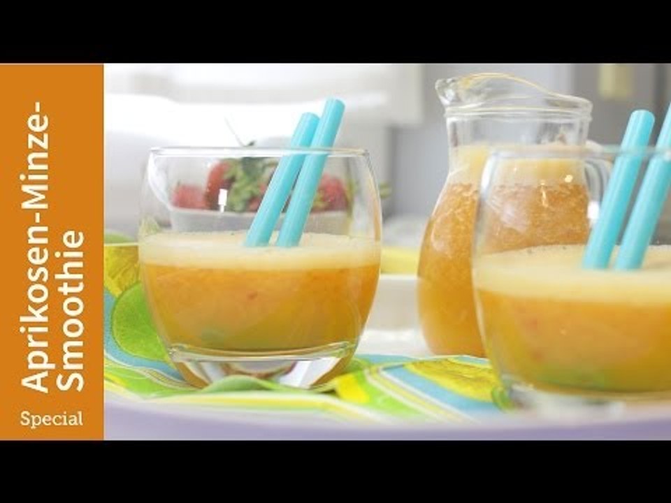 Rezept - Aprikose-Minze-Smoothie - Special (Red Kitchen - Folge 281.3)