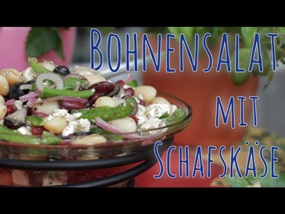 Rezept - Bohnensalat mit Schafskäse (Red Kitchen - Folge 225)