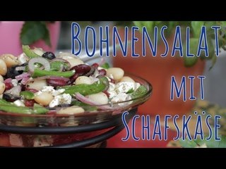 Rezept - Bohnensalat mit Schafskäse (Red Kitchen - Folge 225)