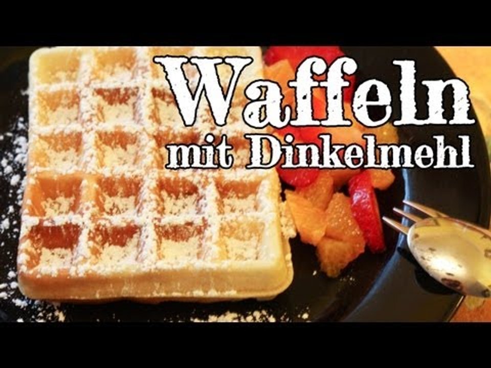 Rezept - Waffeln mit Dinkelmehl (Red Kitchen - Folge 175) #worldbakingday