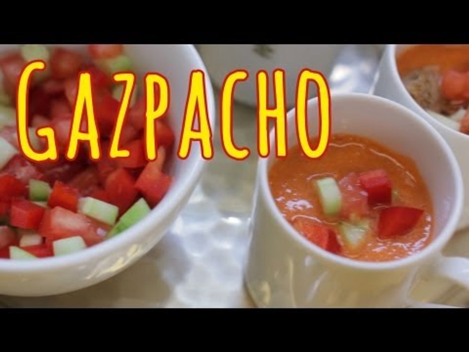 Rezept - Gazpacho - Kalte Gemüsesuppe (Red Kitchen - Folge 235)