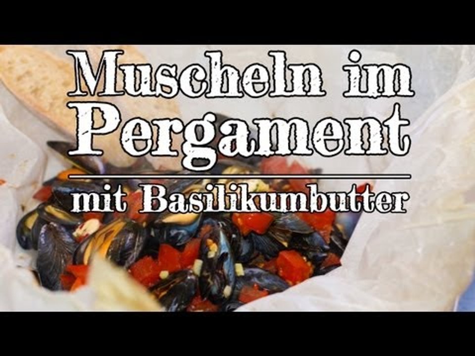 Rezept - Muscheln im Pergament mit Basilikumbutter (Red Kitchen - Folge 194)
