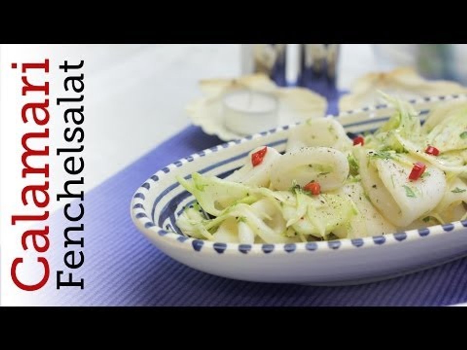 Rezept - Scharfer Calamari-Fenchelsalat (Red Kitchen - Folge 276)