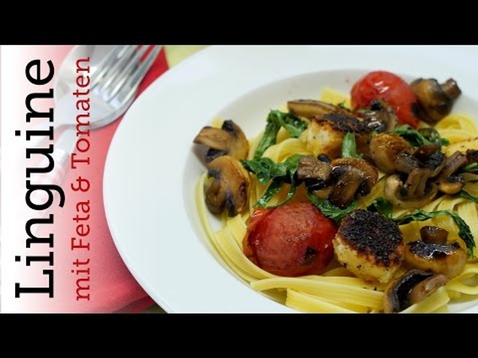 Rezept - Linguine mit Feta & Tomaten (Red Kitchen - Folge 297)