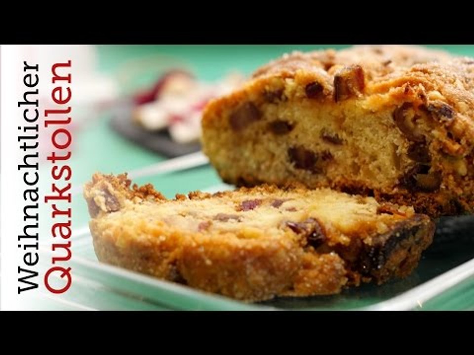 Rezept - Quarkstollen (Plätzchenspecial) (Red Kitchen - Folge 303.1)