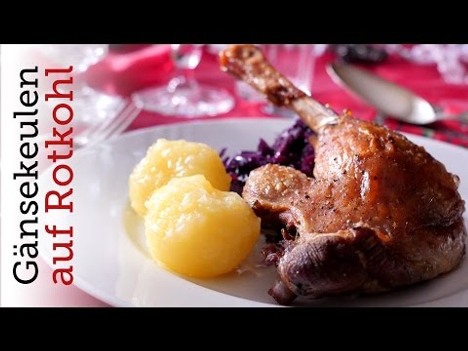 Rezept - Gänsekeulen auf Rotkohl - Weihnachtsmenü 2014 (Red Kitchen - Folge 304.2)