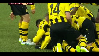 Goal Hoarau - Young Boys 1-0 Everton - 19-02-2015