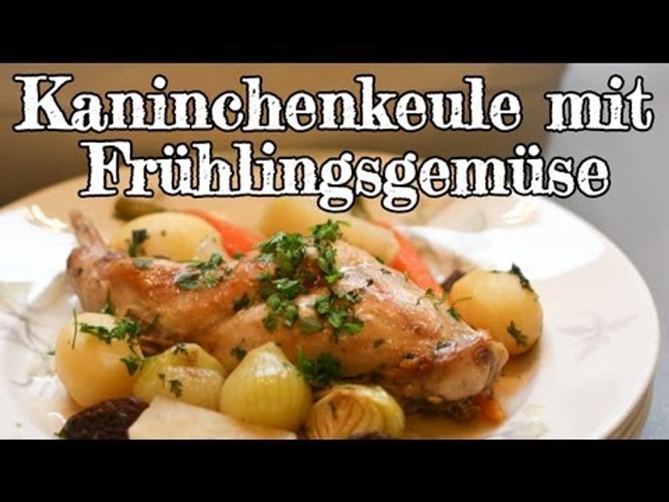 Rezept - Kaninchenkeulen mit Frühlingsgemüse (Red Kitchen - Folge 167)