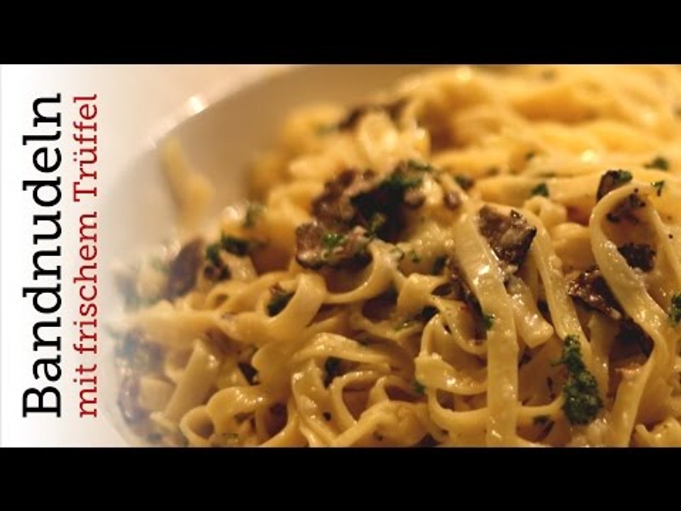 Rezept - Bandnudeln mit frischen Trüffeln in Sahnesauce (Red Kitchen - Folge 145)