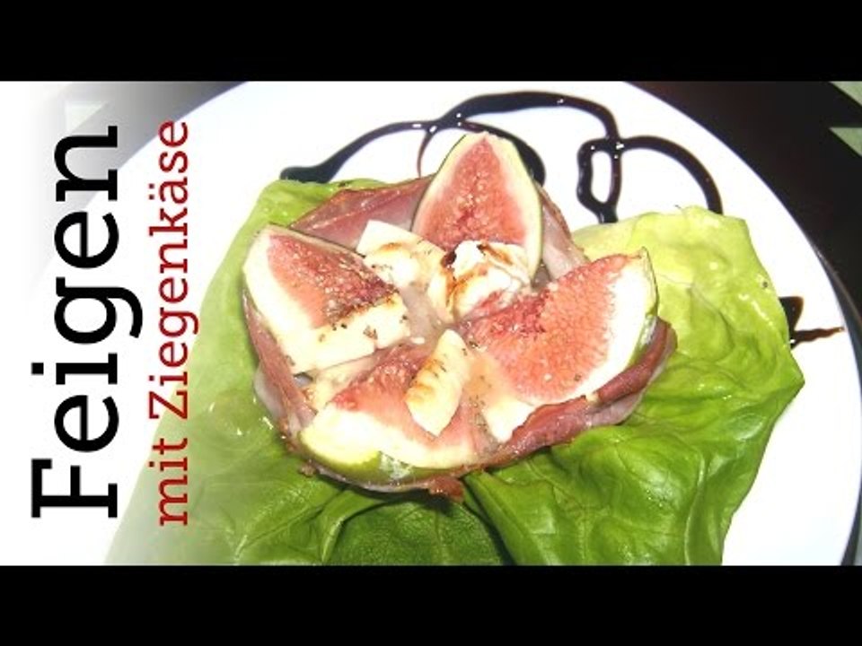 Rezept - Lauwarme Feigen mit Ziegenfrischkäse (Red Kitchen - Folge 141)