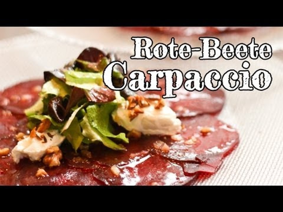 Rezept - Rote-Beete-Carpaccio (Red Kitchen - Folge 164)