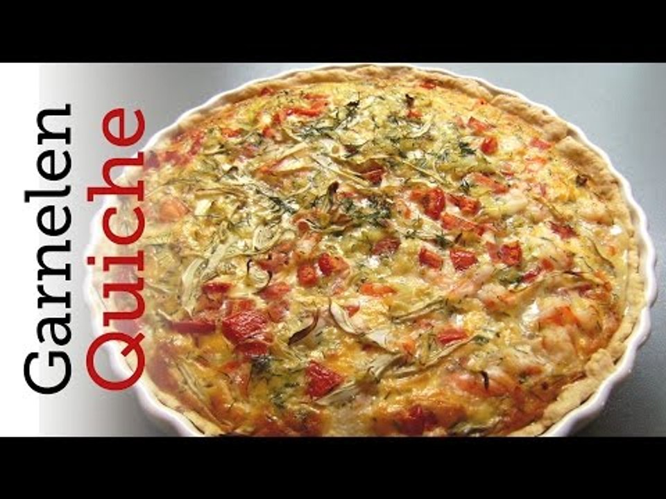 Rezept - Garnelen-Quiche (Red Kitchen - Folge 136)