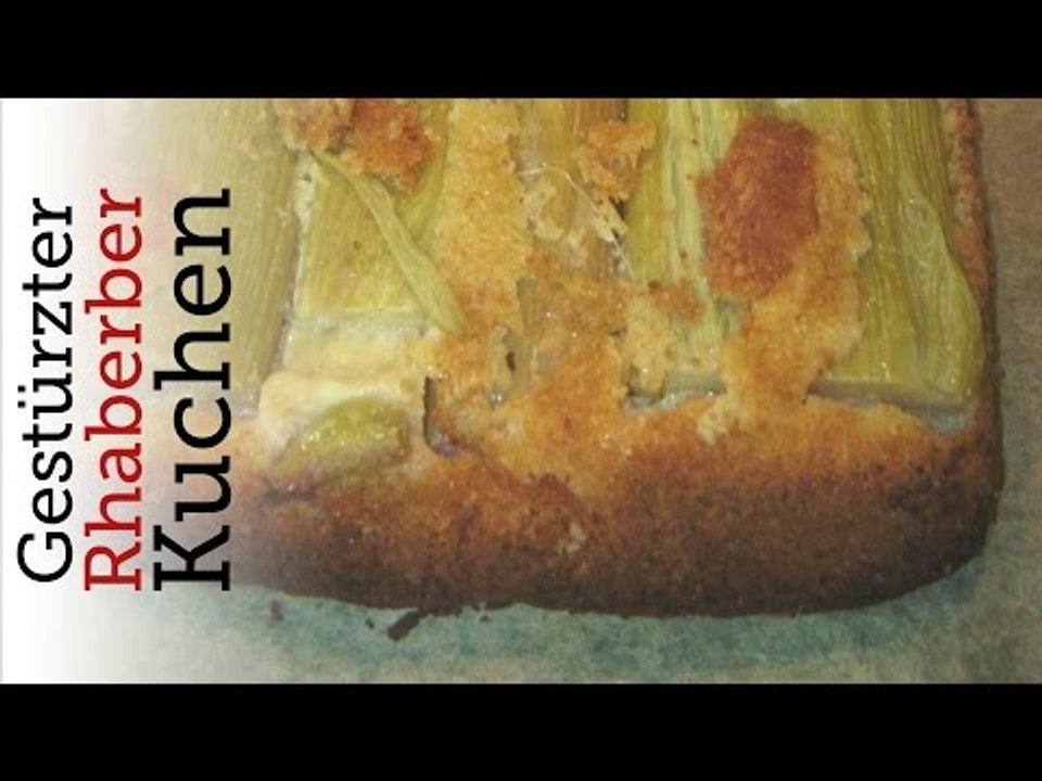Rezept - Gestürzter Rhabarberkuchen (Red Kitchen - Folge 86)