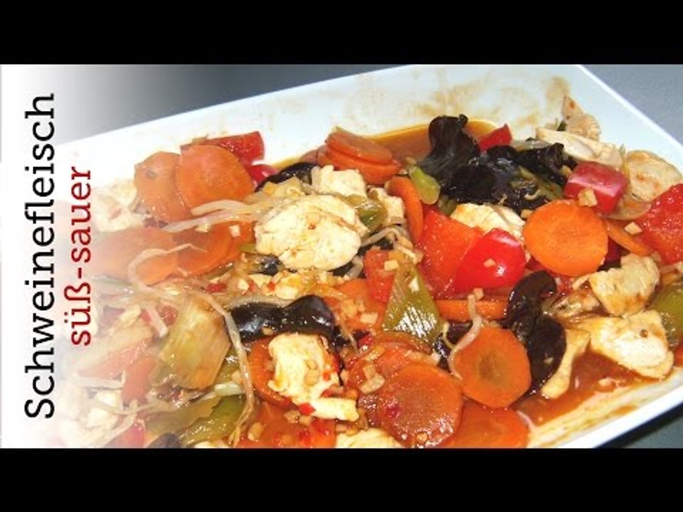 Rezept - Schweinefleisch süß-sauer (Red Kitchen - Folge 79)