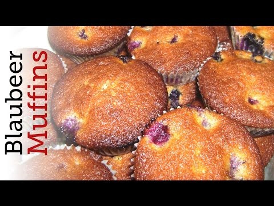 Rezept - Blaubeermuffins (USA Special) (Red Kitchen - Folge 51)