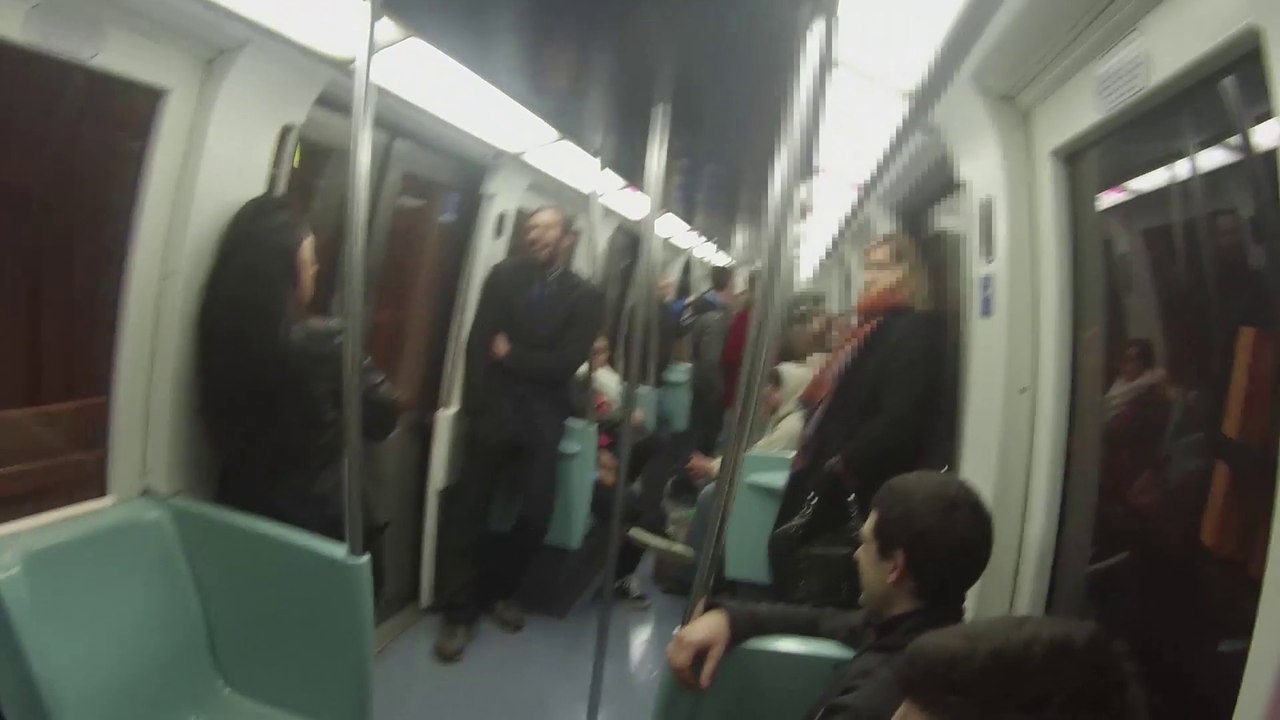 Métro Lille - Collectif Non Identifié - Attentat Artistique - Work in progress - 14/02/2015