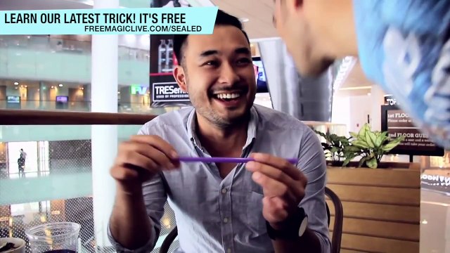 Magic Trick: Easy Magic Tricks: Straw Up Nose!