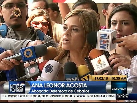 Abogada: Ceballos fue aislado en una celda de castigo