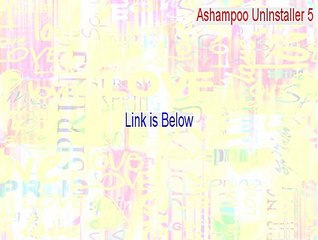 Ashampoo UnInstaller 5 Full [Download Now 2015]