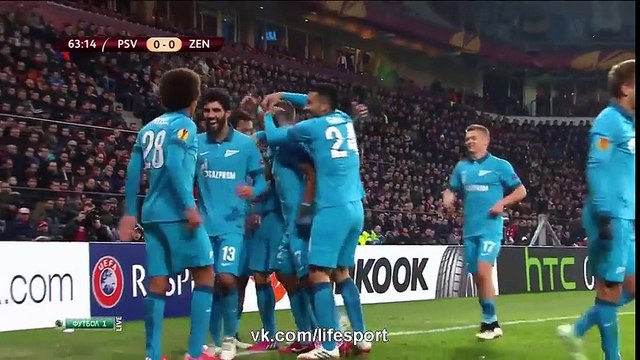 PSV 0 - 1 Zenit Petersburg - Europa League - Play Offs - Highlights - 19/02/2015