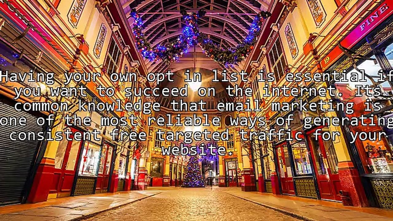 Email Marketing Tips - How To Start Your Own Opt In List